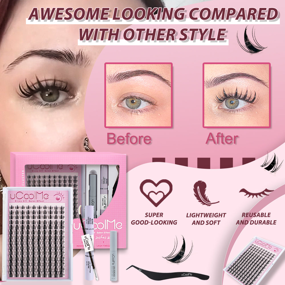 ucoolme-fairy-lashes-clusters-c-curl-140-pcs-manga-anime-eyelashes-ext