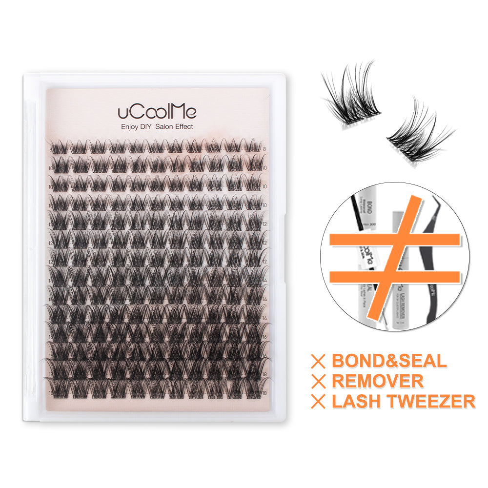 uCoolMe Invisible Band Secret Lashes Clusters (Invisible Band Secret Lash Only)