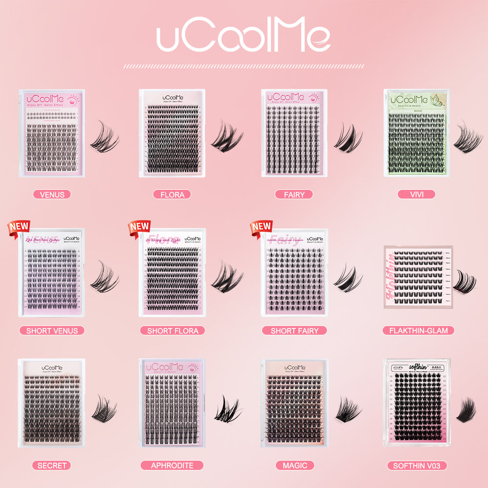 uCoolMe Lashes Clusters Eyelashes Extension customized Lashes Only Lahes