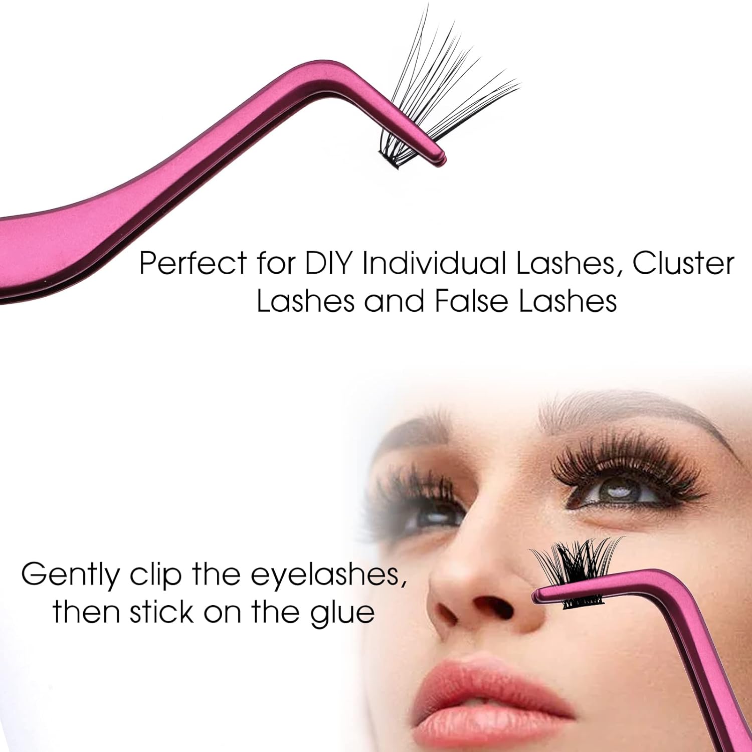 Lash Tweezers Lash Applicator for Individual Lashes DIY Eyelash Extension