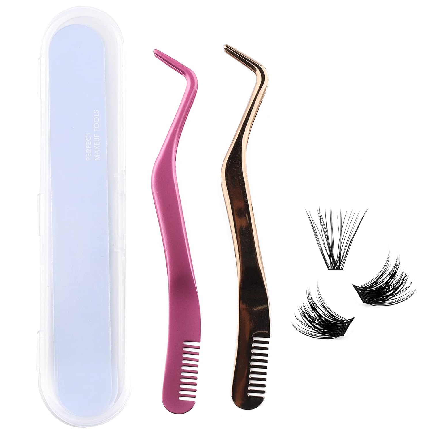 Lash Tweezers Lash Applicator for Individual Lashes DIY Eyelash Extension