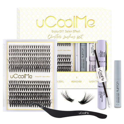 Kit de extensiones de pestañas LUNA Lashes de uCoolMe Eco-Lifelike, 3D, esponjosas, de 8 a 18 mm (Lunna) 