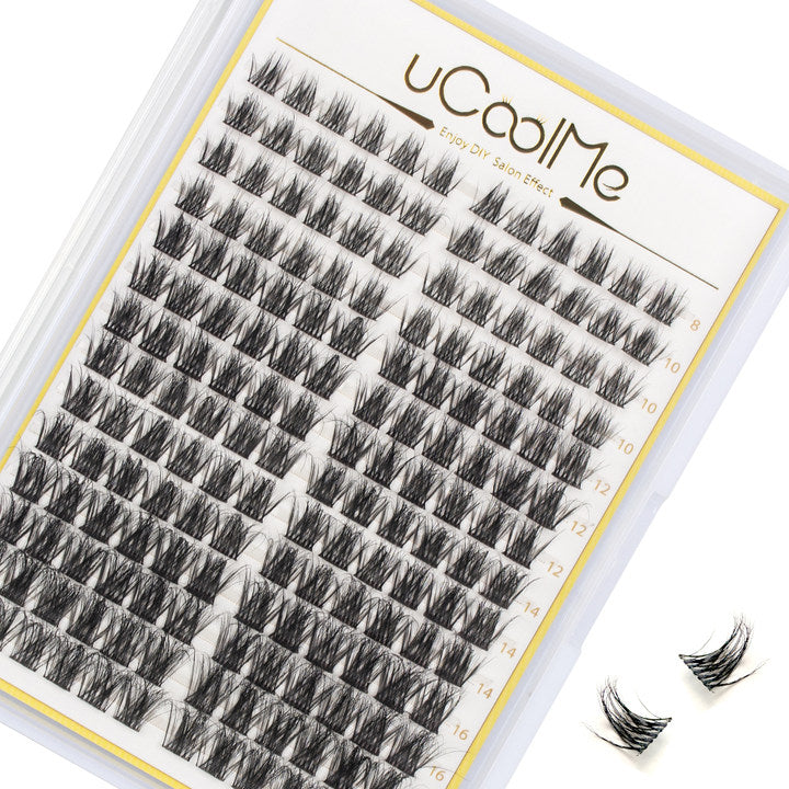 uCoolMe Eco-Lifelike Stella Lashes Clusters 3d Fluffy Eyelashes Extension 8-18mm (Stella Lash Only)