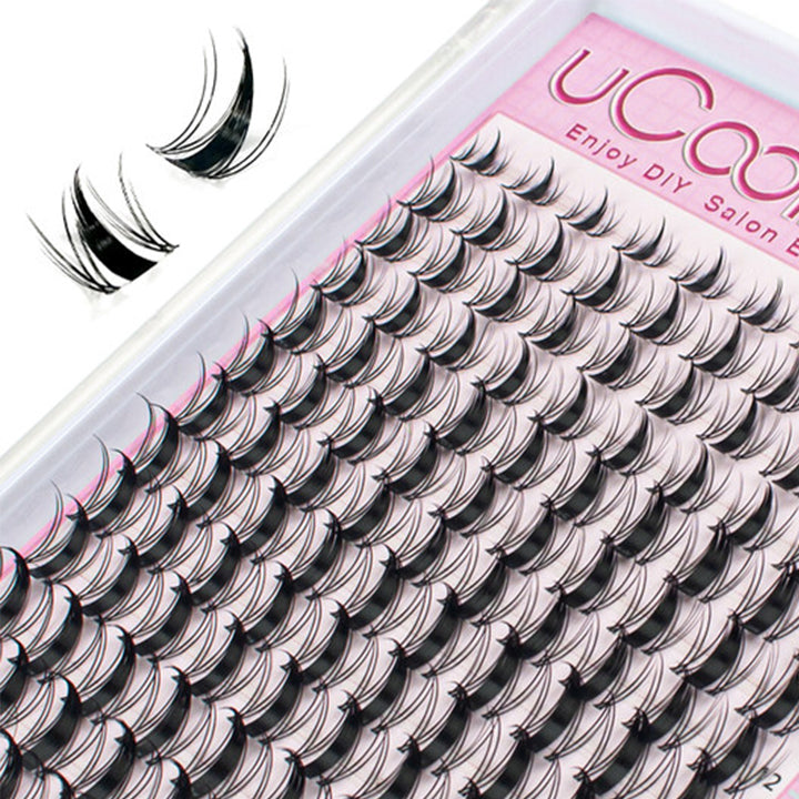 Fairy uCoolMe Lashes Clusters 8-18mm C Curl Manga Anime Eyelashes Extension 8-18mm (Lash Only)