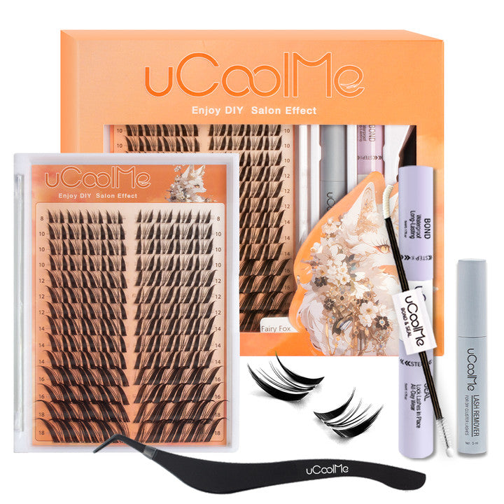 uCoolMe FairyFOX Lashes Clusters Eyelashes Extension 8-18mm (Fairyfox) Lashes kit