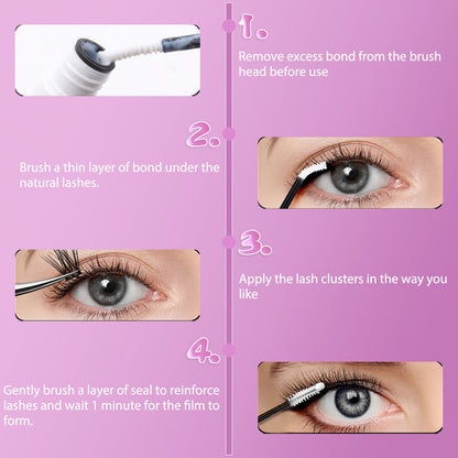 uCoolMe Lazy Girl Secret Style With Bottom Cluster Lashes (Lazy Girl &amp; Secret) only Lashes