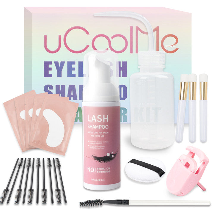 uCoolMe Eyelash Extension Cleanser Shampoo Kits for Lash Extensions