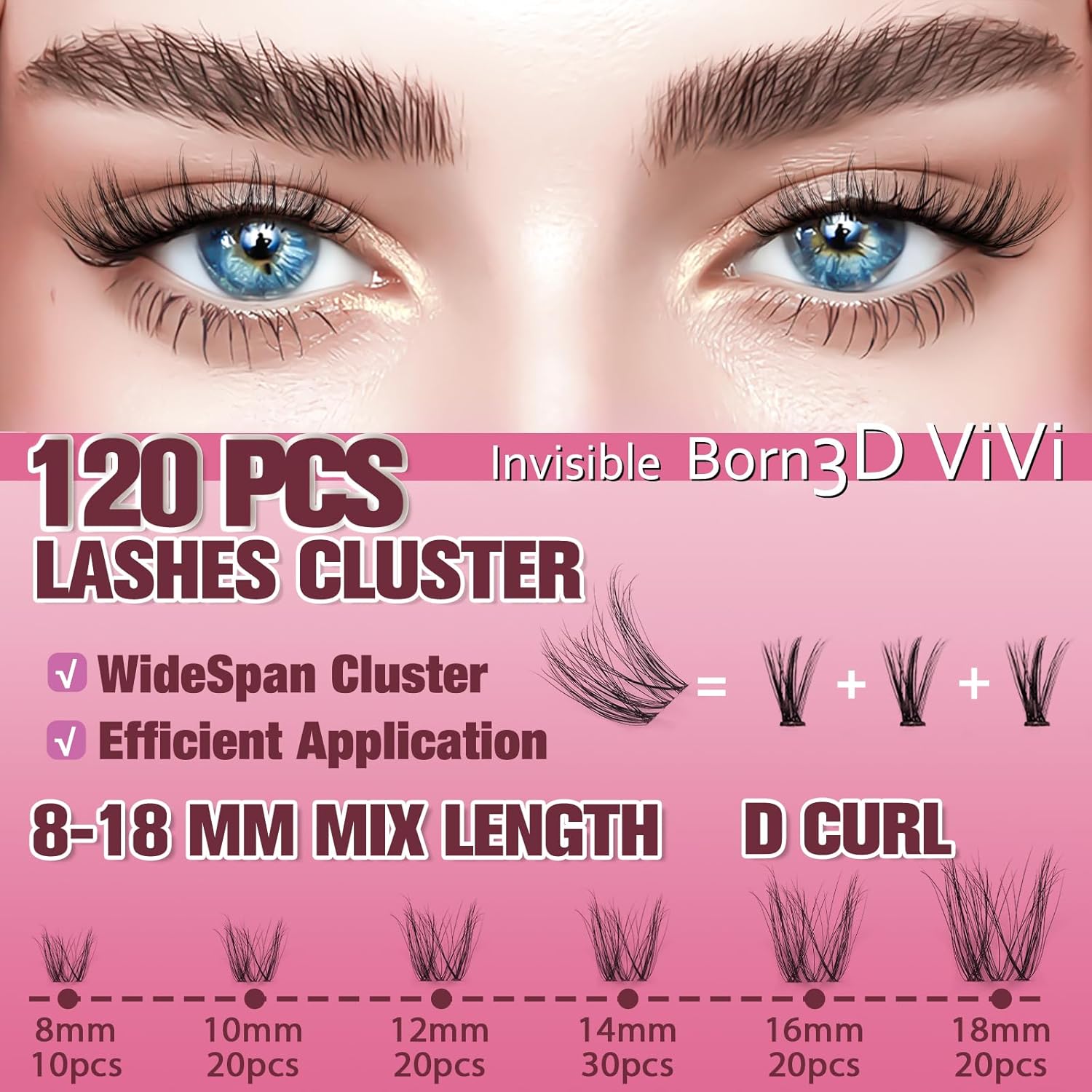 BORN 3D VIVI Lash kit