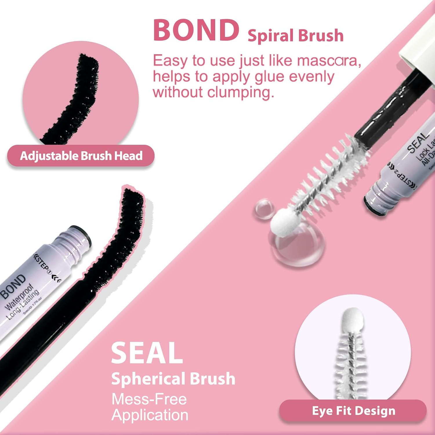 2 in 1 Lash Bond and Seal（Black Bond）